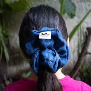 Scrunchie mezclila